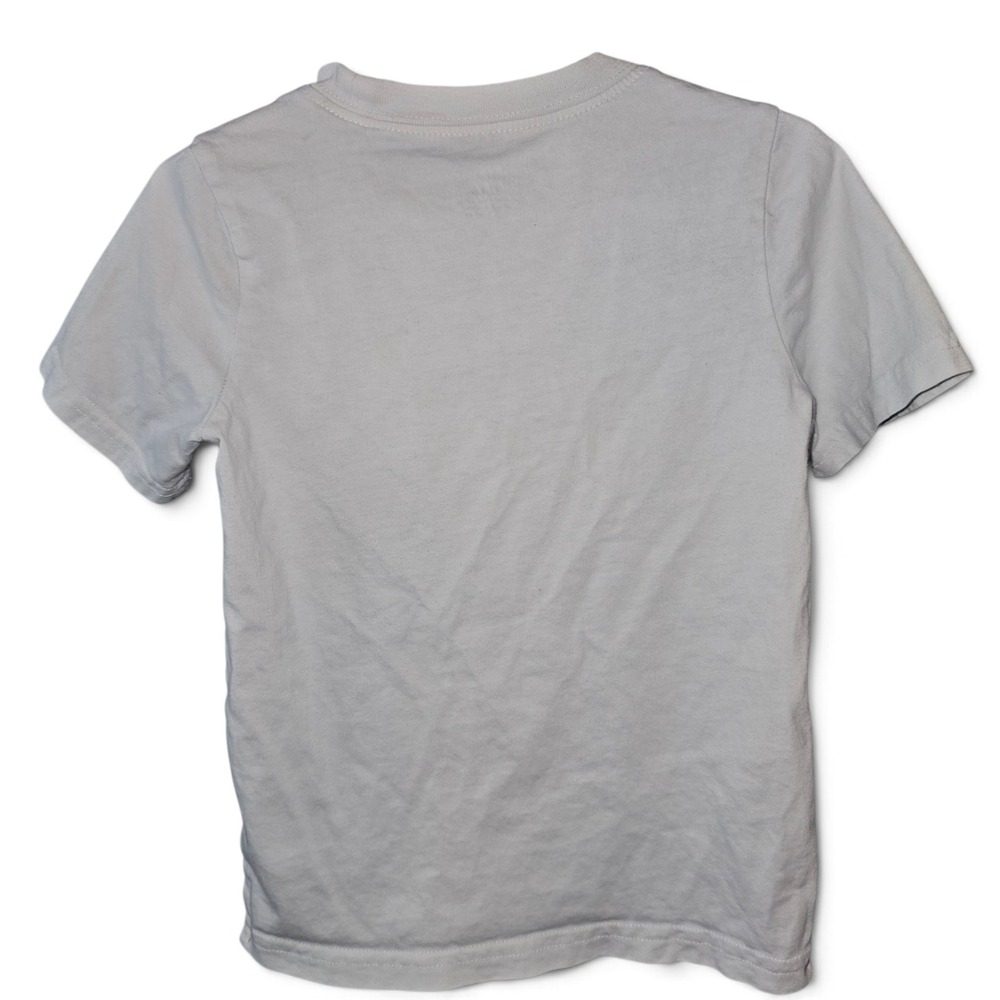 Carter's Graphic T-Shirt Boys 4/4A‎ Grey Ombre Excellent Crush The Game Robot - Picture 2 of 3